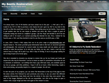 Tablet Screenshot of mybeetlerestoration.com